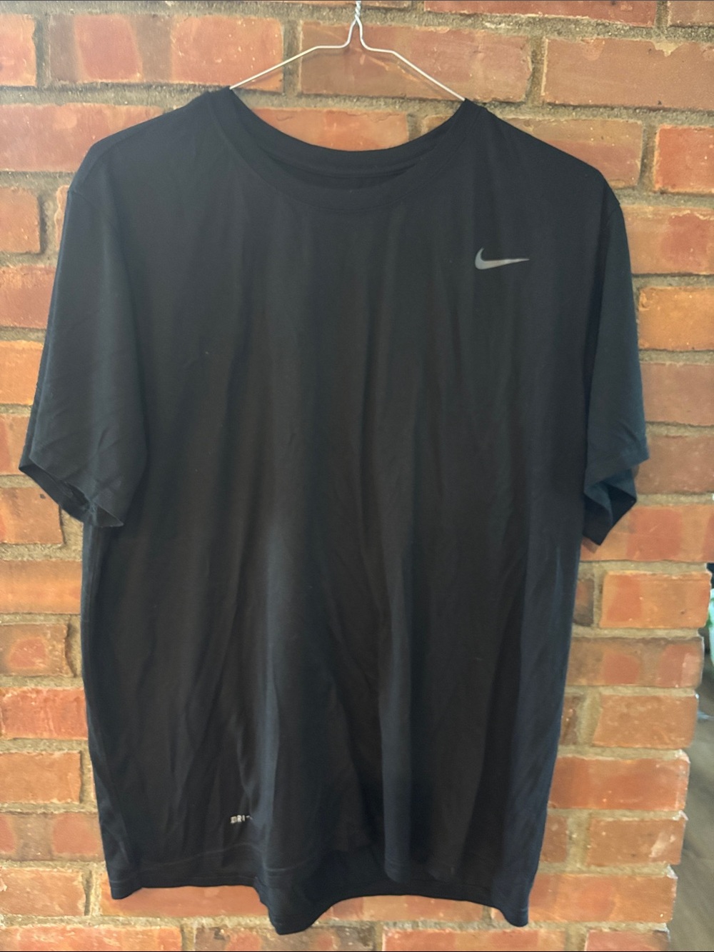 Nike Black Short-Sleeve Dri-FIT Athletic Tee